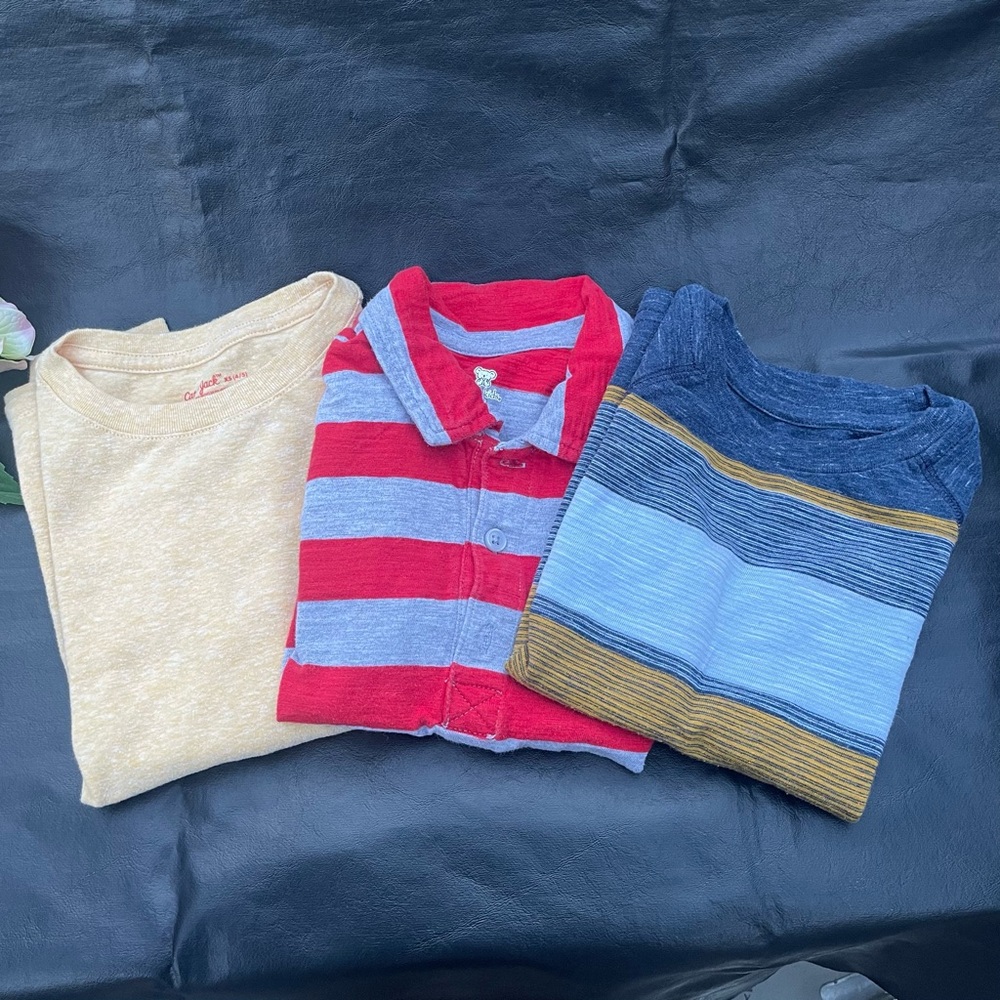Bundle Short-Sleeve Long Sleeve T-Shirt Size 5 Multiple-Color 3pz